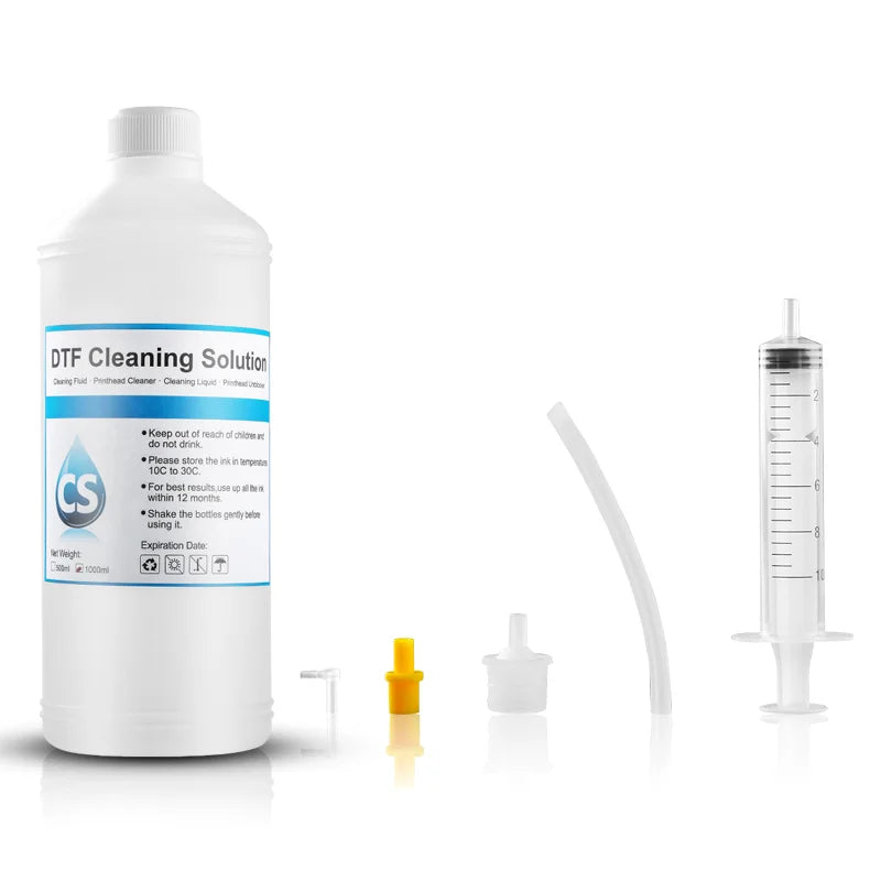 DTF INK Cleaning Solution ForDX5 DX7 XP600 TX800 WF4720 I3200 L1800 DTF Printer