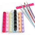 Nail Supplies 5 Grid Nail Pen Holder Manicure Salon 5 Separate Nail Brush Holder