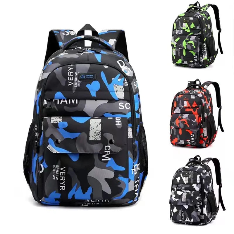 2022 Hot Selling Boys' High-Class Student Backpack Waterproof School Bag for Students Practical School Bagpack