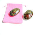 HY Healthcare Natural Dragon Blood Stone Heated Crystal Healing hot stone massage tool for Spa