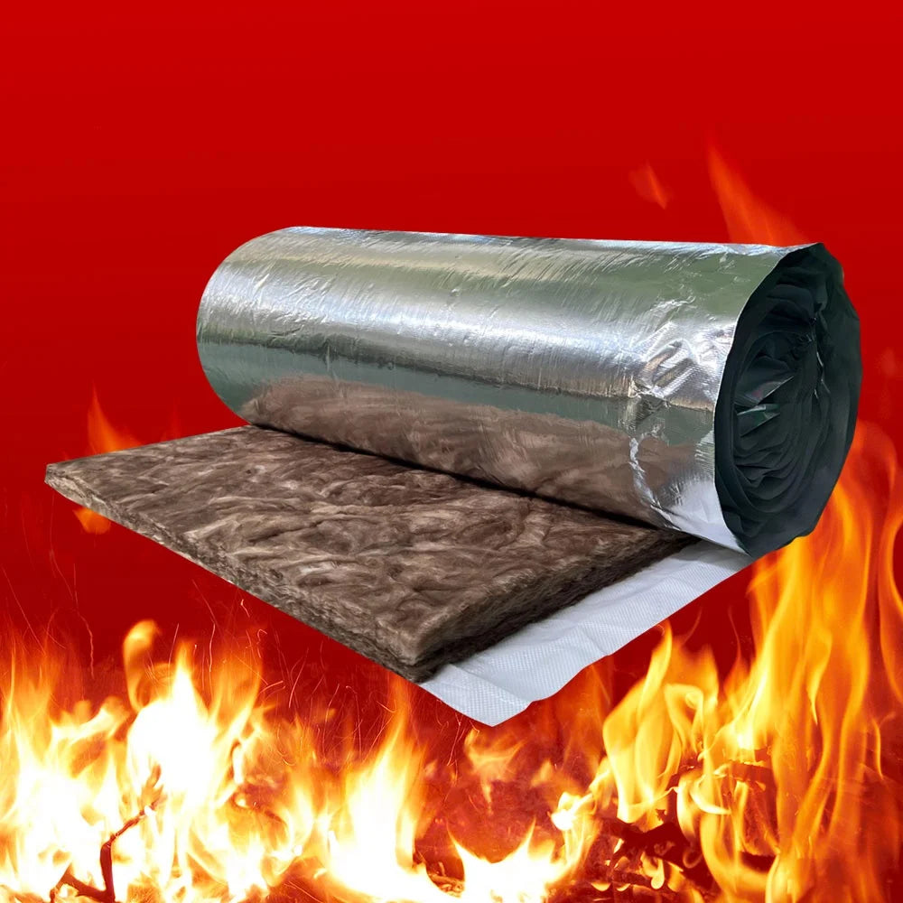 Hot Selling Fireproof Waterproof Product for Aus Market R1.3 R1.8 R2.5 R3.5 Glass Wool Blanket with Aluminum Foil