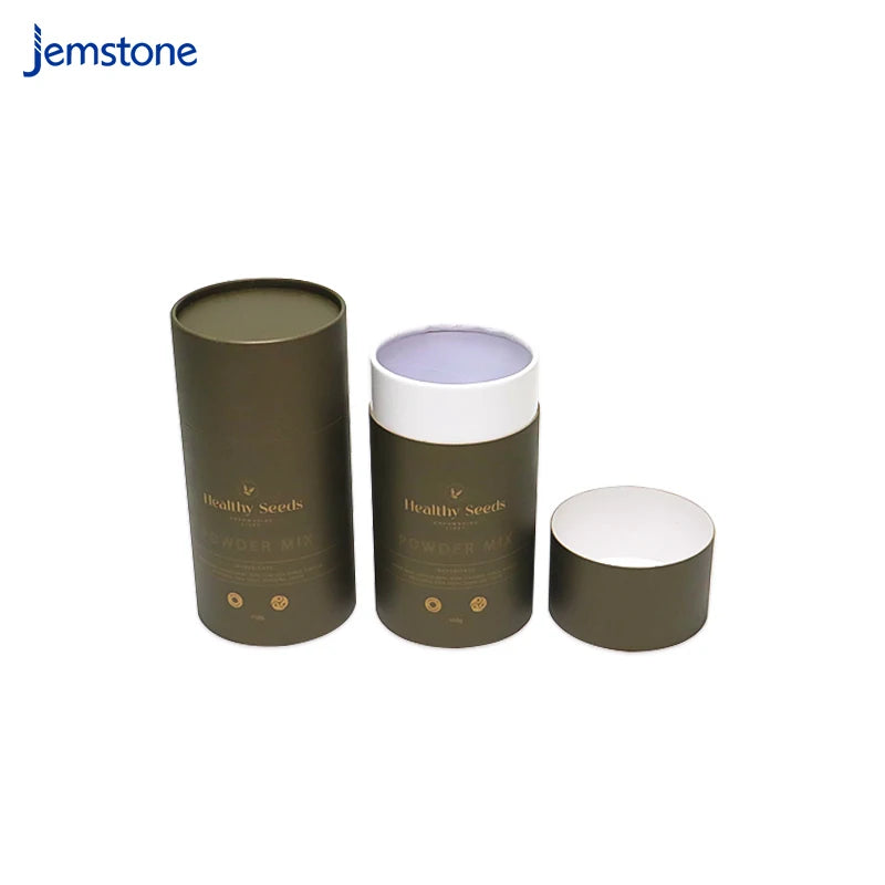 Custom Design Eco Friendly  Cardboard Tube Packaging Paper Kraft  100 Piece  Cylinder Packaging Box Dress t Shirt Packaging Tube