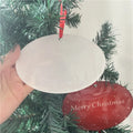 MDFSUB Guangdong Xmas Tree Decorations 3.8mm Thick Sublim Acrylic Christmas Pendant Sublimation Blank Ornaments DIY Printing