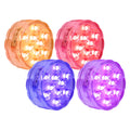 Remote Controlled Submersible RGB LED Pool Lights Waterproof Battery Powered for Party Decorations