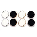 Wholesale Alloy Flat Round Dripping Oil Combination Buttons Hand-stitched Sewing Garment Button for Coat Shirt Decoration