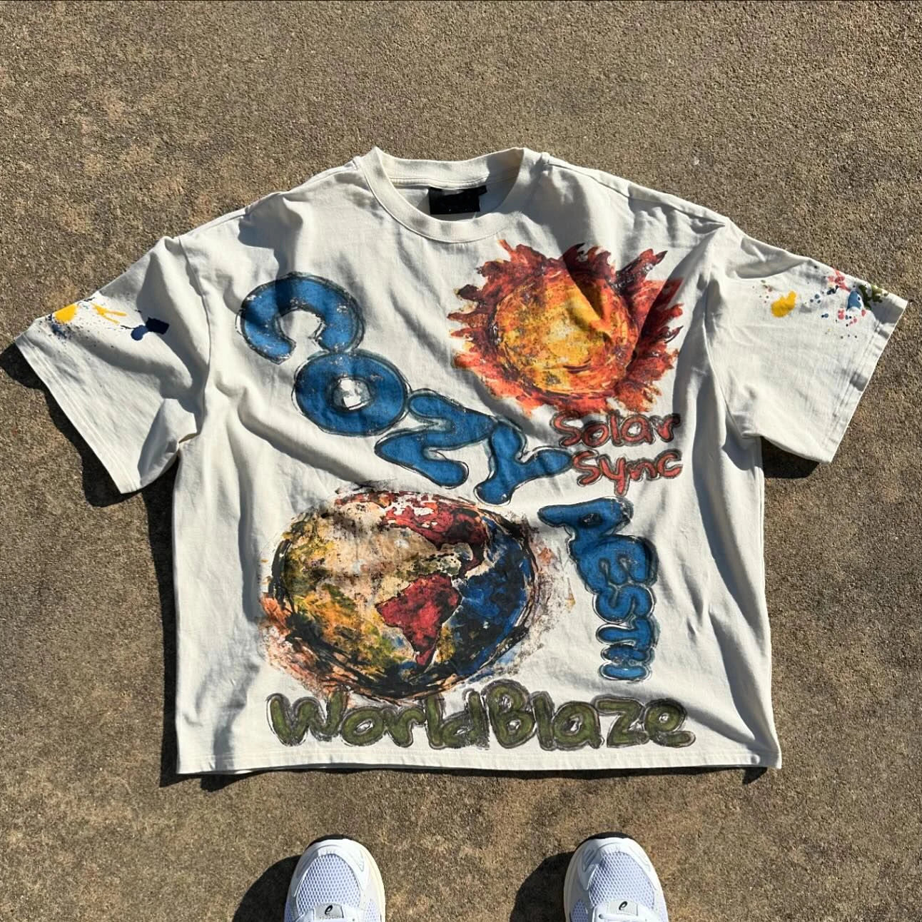 OEM Custom Heavyweight 100% Cotton Cropped T-Shirt 220gsm Hip Hop Graphic Tee DTG Print Oversized Boxy Fit Summer Fashion Men