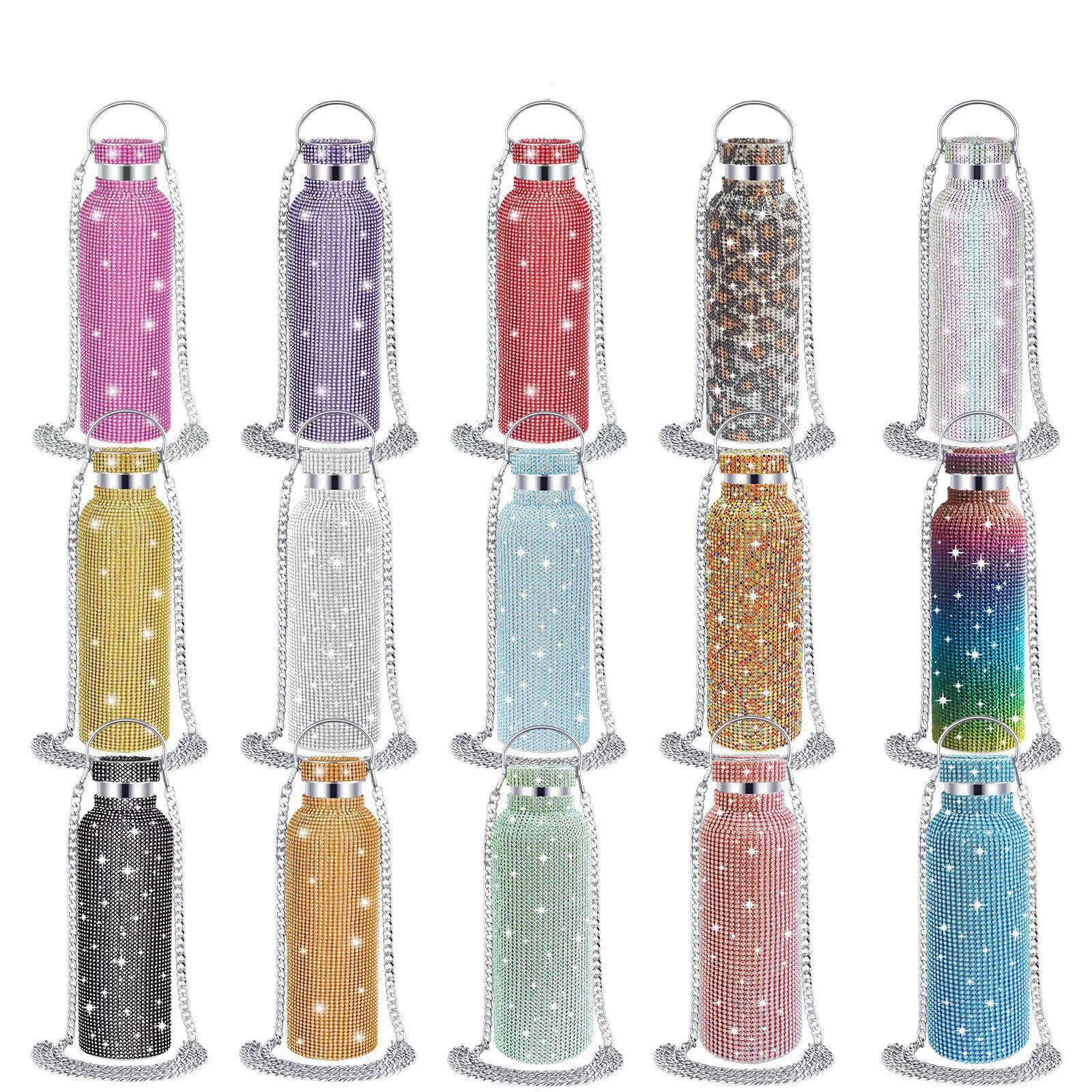 Custom 17oz/500ml Stainless Steel Mugs Portable Straw Cups for Camping Light Blue and White Tea Back-to-School Friendly