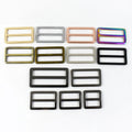 Meetee F4-4 38mm DIY Handbag Hardware Accessories Backpack Clasp Adjuster Bag Strap Buckle Connection Tri-Glide Slider Buckles