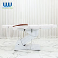 Union Win 3/4 Electric Motor Aesthetic Black Reclining Spa Massage Table Hair Salon Living Room Stainless Steel Foldable