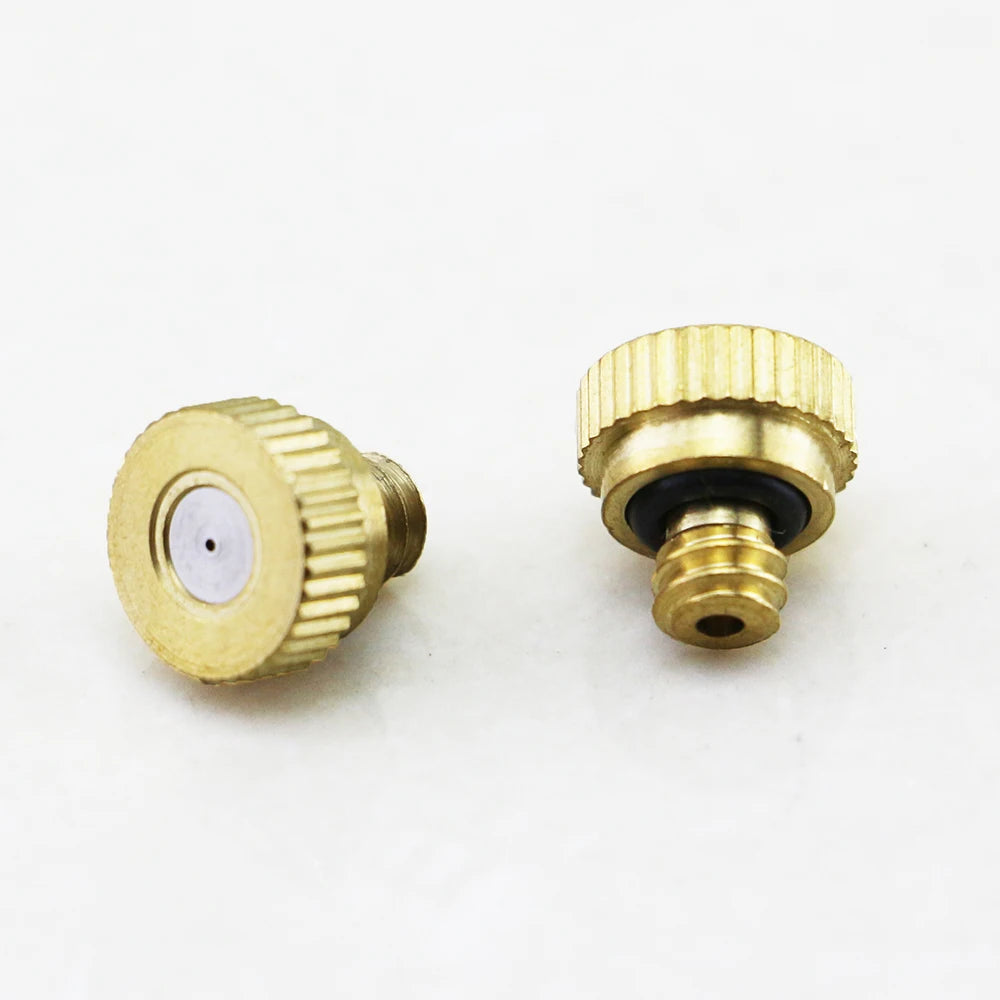 T-1907 Low Pressure Garden Water Brass Misting Nozzle 0.2mm-0.8mm Water Spray Brass Nozzle Key Feature Durable and Efficient