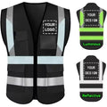 20% Off Breathable Fluorescent Polyester Sleeveless Hi Vis Reflective Safety Jacket Vest Reflective Safety Clothing