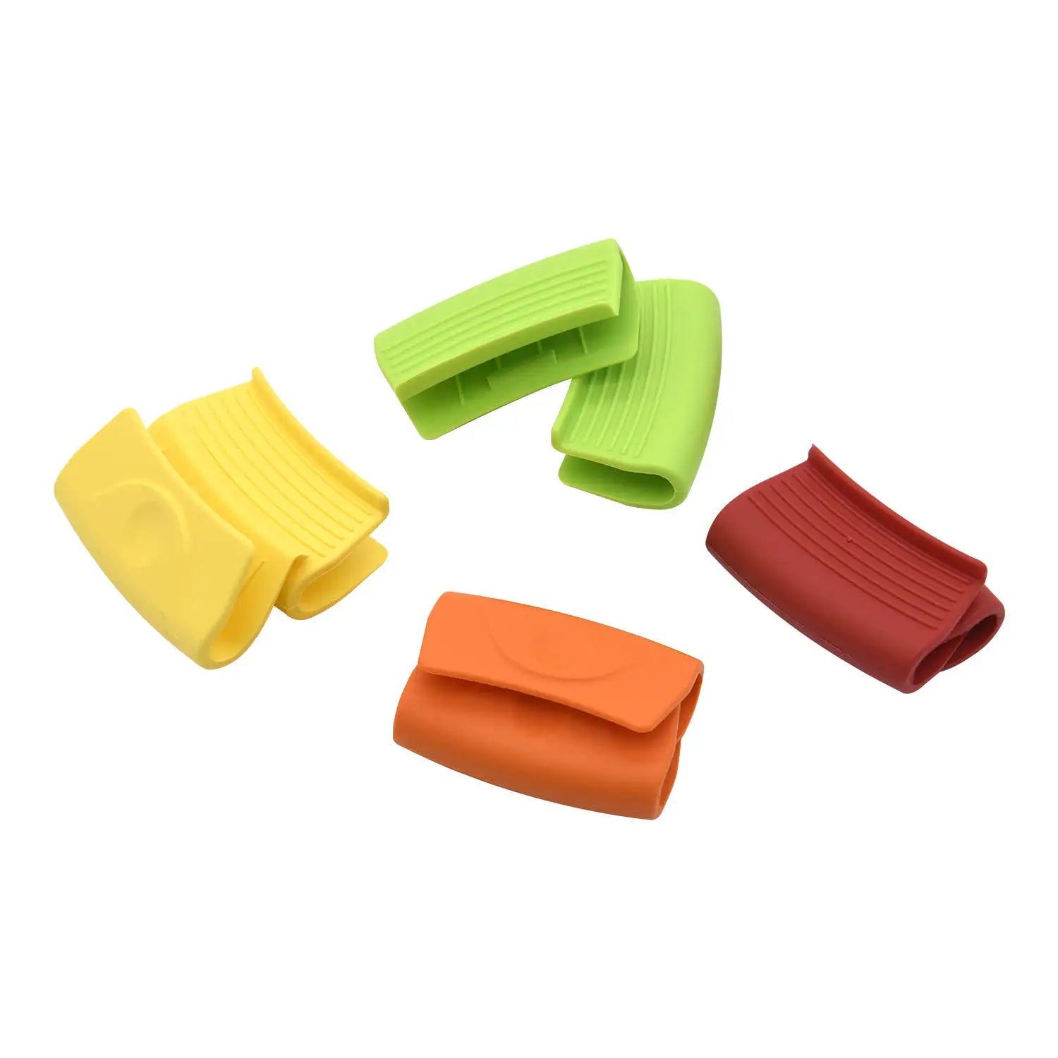 Silicone Assist Hot Handle Holder BPA Free Pot Holders Cover Heat Resistant Potholder Cookware Handle