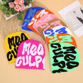 Sample Support Meaculpa Unisex Trendy Knitted Hat Autumn Winter Outdoor Sports Digital Printing Beanie Hat New Wholesale