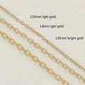 GC058 14K Gold Filled Filigree Chain Tarnish Free Chain for Jewelry Making