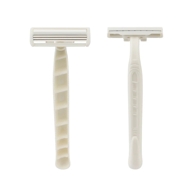 Biodegradable Razor Triple Blade Razor Super Stainless Steel Blade ECO Friendly Disposable Shaving Razor