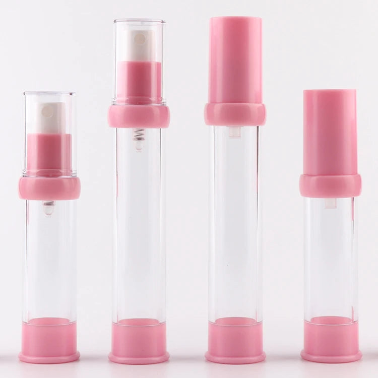 IBELONG 15ml 20ml 30ml Pink AS Plastic Cosmetic Vacuum Lotion Airless Pump Dispenser Vacuum Airless Bottle See Through 15 ml