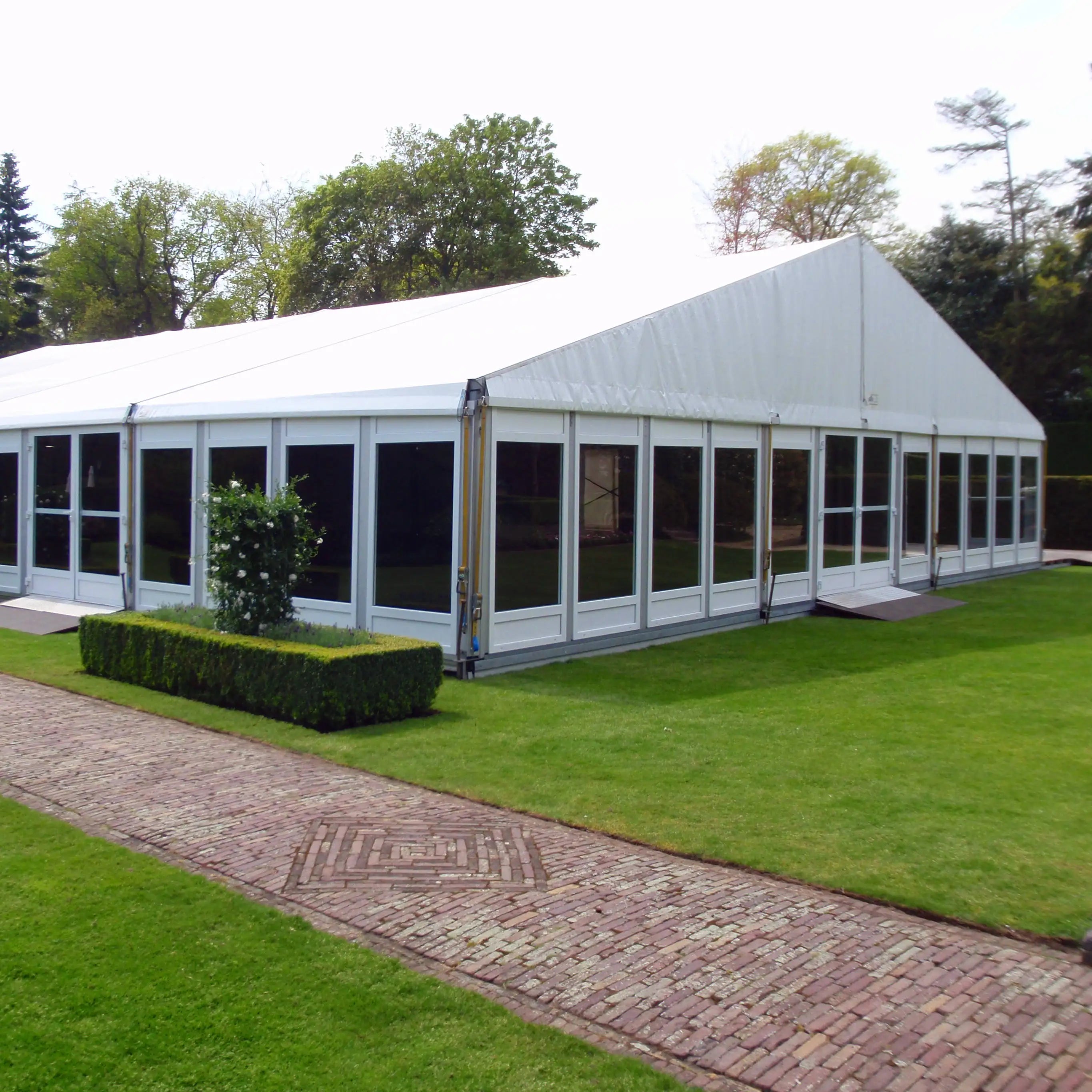 500 People Large Aluminum Frame White PVC Luxury Wedding Tents for Sale