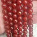 Wholesale Loose Stone Beads Natural Red Carnelian Stone Beads for Jewelry Making