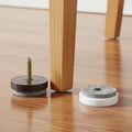Black Screw on Furniture Felt Pads Non Slip Furniture Pads Nail in Hardwood Floor Protector for Wooden Leg Feet of Chair Table