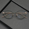 U-153 Custom logo Retro Titanium Glasses Men Women  Eyeglasses Optical Frame New Arrival Fashion Luxury Glasses