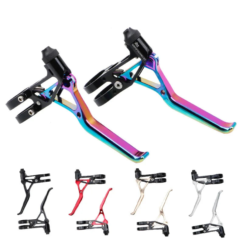 IRONDONKEY 64G Super Light Aluminium Bicycle Brake Parts Small Wheel V Brake Lever with Pads Components for BMX Mountain Bikes