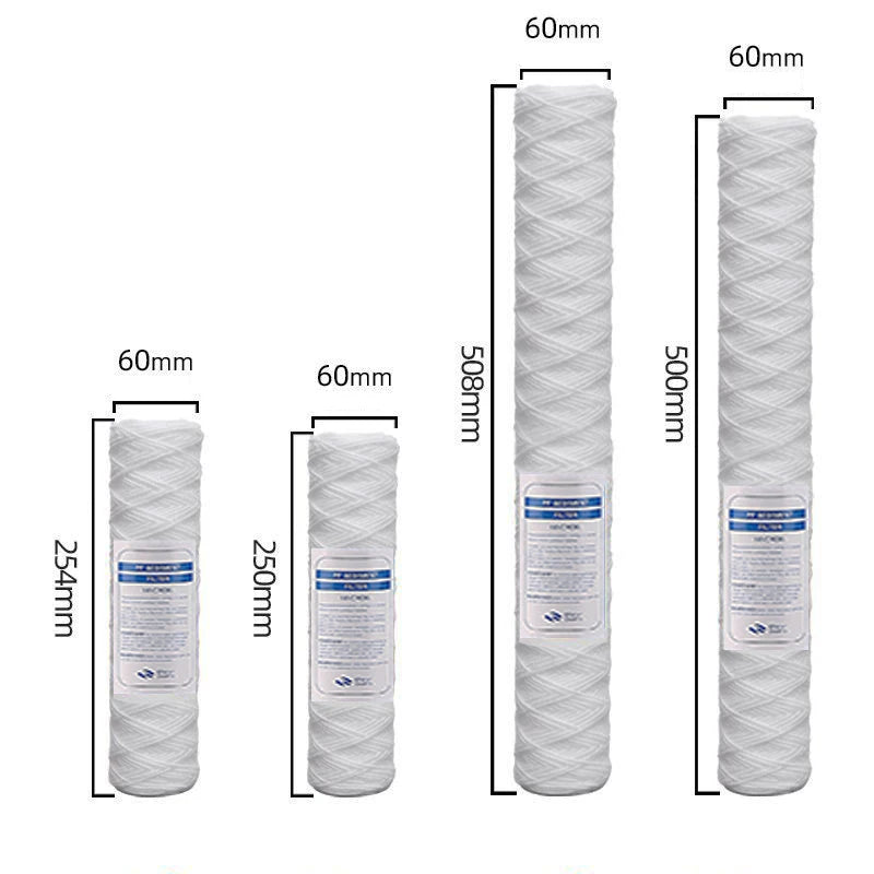 Super Wholesale Price 1-10um PP Wire Wound Filter element for Water Filtration Electroplating Solution Reverse Osmosis