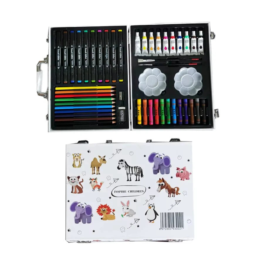2021 Best Seller Deluxe Wooden Art Set Premium Wooden Box for Drawing