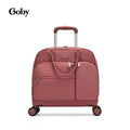 New Arrival Unisex 16 Inch Soft Waterproof Fabric Trolley Bag Stylish Business Travel Luggage in Six Colors for Men and Women