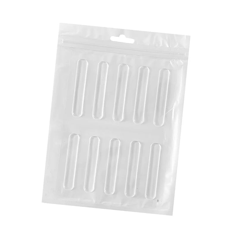 Self-Adhesive Clear Rubber Silicone Bumper Strips Cabinet Door Glass Table Top Car Edge Guards Anti-Slip Pads-Multi-Use