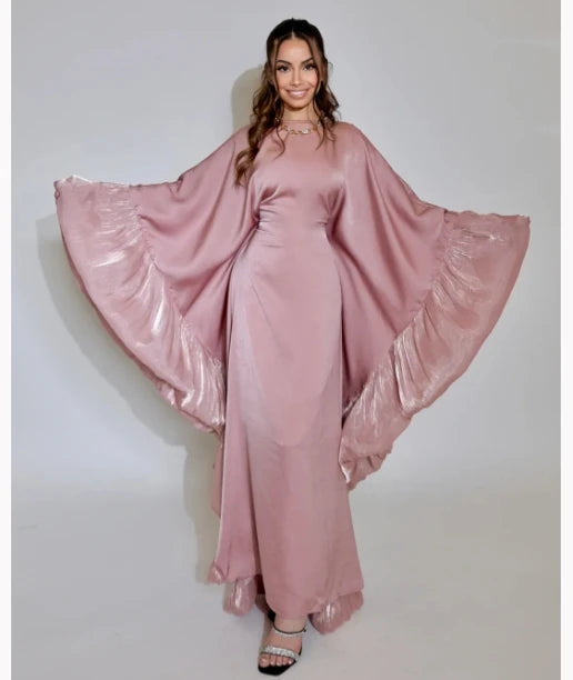 2025 Ramadan Stylish Dubai Abaya Wholesale Turkish Modest Islamic Clothing Dubai Abaya Wholesaler Closed Abaya Women Long Dress