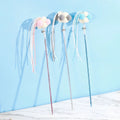 Bells and Tassel Having Fun Exercise Playing Cat Toys Interactive Cat Wands Teaser Stick Toys With Balls for Cats Kitten