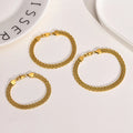New Multi Size Tarnish Free Stainless Steel Chain Bracelet 18k Pvd Gold Plated Bracelet Jewelry for Men and Lady