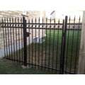Custom Hand Forged Ornamental Main Wrought Iron Fence Gate for Yard