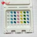5A+ Zircon Diamond Yellow pink Blue Colors Oval Shape Cubic Zirconia Stone Crushed Ice Cut Synthetic Loose Cz