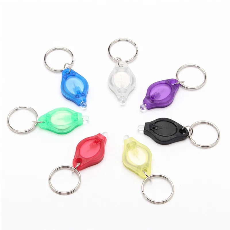 Giveaways Gifts Gadgets 22000MCD Ultra Violet Light 365-400nm Plastic Keyring Led Lamp UV Key Chain Mini Torch Light Keychain