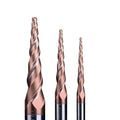 Hot Sale Jiangsu Factory Wholesale Price Durable Tungsten Carbide 3D Engraving Carving Taper Mill Cutter End Cnc Milling Cutters