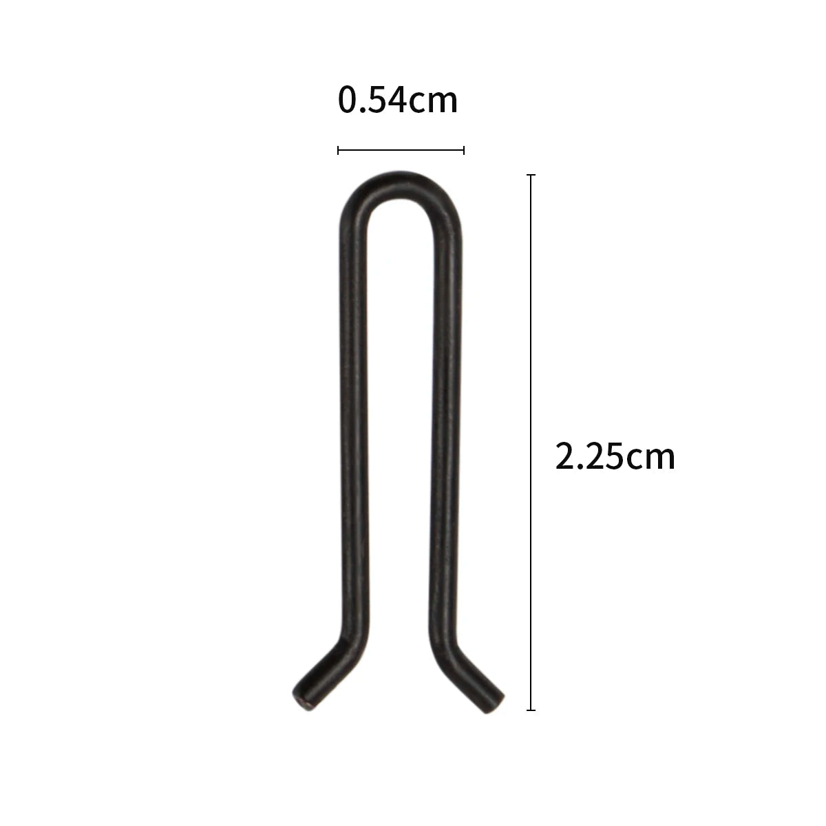 Black Lead Weight Mold with U-Shaped Swivel Snap Hook Fishing Tackle for Carp Terminal Safety Snaps Included