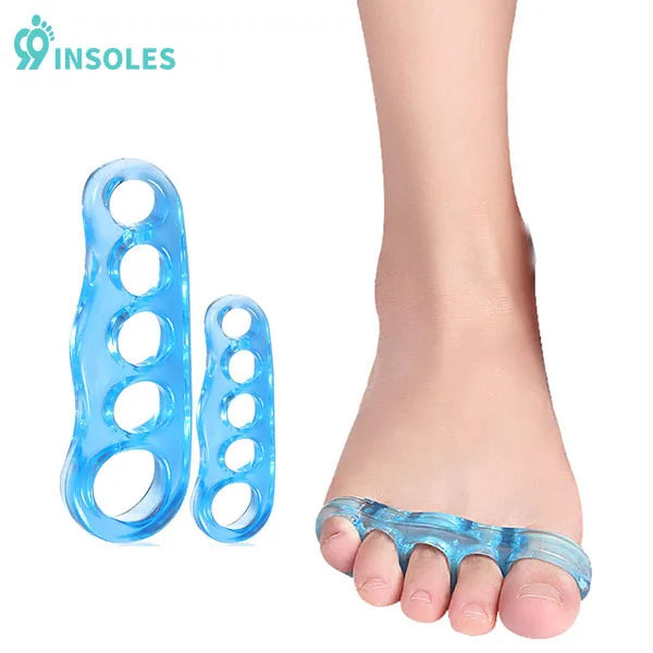 99insole Silicone SEBS Foot Finger Nail Polish Pedicure Tool Gel Toe Separator for Footcare