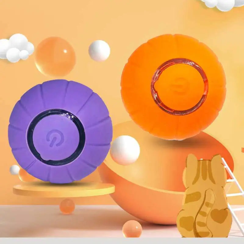 2023 New Lovoyager Rubber Electric Smart Automatic Rolling Ball Self-Moving Interactive Training Toy for Dogs