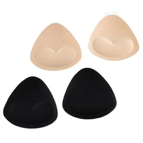 Triangle Sticky Single Face Sided Adhesive Silicone Bosom Padded Chest BRA INSERT BRA CUP BRA PAD for Women