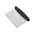 Kangluo Stainless Steel Flour Cutter with Plastic Handle Eco-Friendly Baking & Pastry Tool for Home Kitchen Engraved Size Design