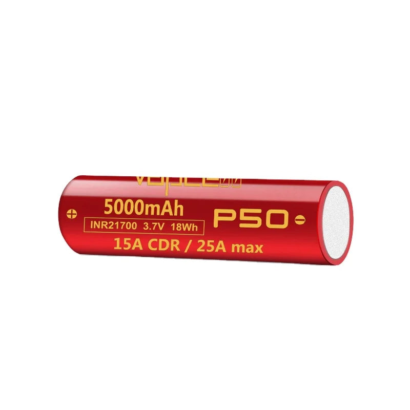 Big Capacity 5000mah 3.7v Battery Vapcell INR21700 Li-ion  Batteries for Flashlight Power Tools Battery Pack
