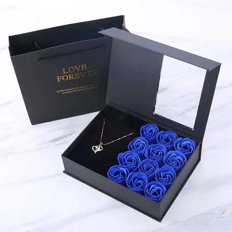 Wholesale Luxury Heart Shape Flower Gift Cardboard Boxes with Embossing Recycled Materials Rigid Boxes and Lid