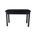 Vintage Design Black Leather Double Piano Bench with Large Capacity Bookcase Durable OEM Piano Stool for Sale