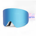 New Design Magnetic Snow Goggles Custom Anti Slip Ski Goggles  Adult Ski Glasses