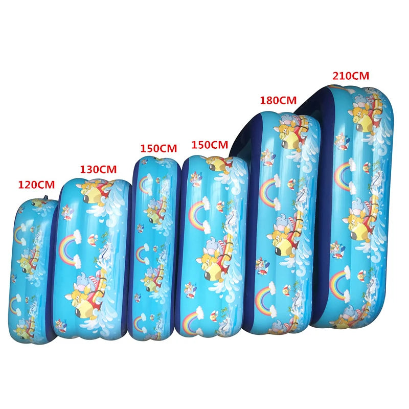 Big Folding Outdoor Garden Indoor Adult Kids Rectangle Easy Install Plastic PVC Inflatable Swimming Pool