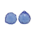 40MM Crystal Polished Hanging Blue Ball with Animal Print and Love Theme DIY Craft for Art & Collectible Gift