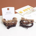 Korean Version High Stretch Braid Hair Ties Fashionable Scrunchies Hair Ropes for Women and Girls