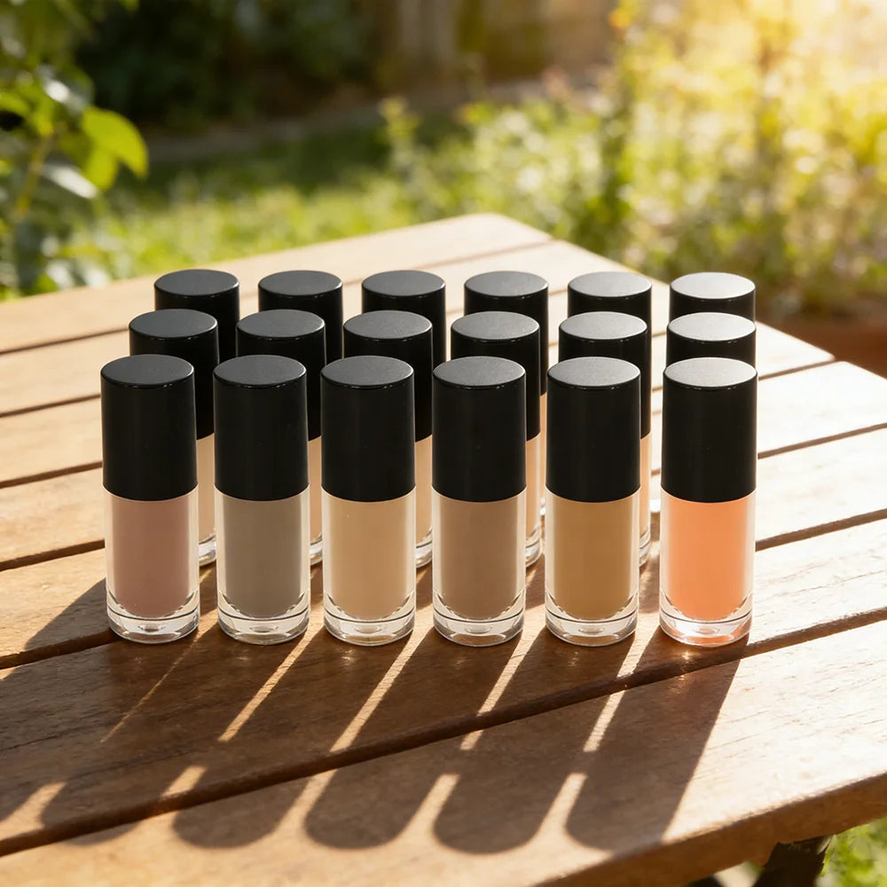 High Definition Pro Makeup DIY 12-Color Liquid Concealer Longwear Retouch Cream Skin Face Waterproof Vegan Retouch Liquid