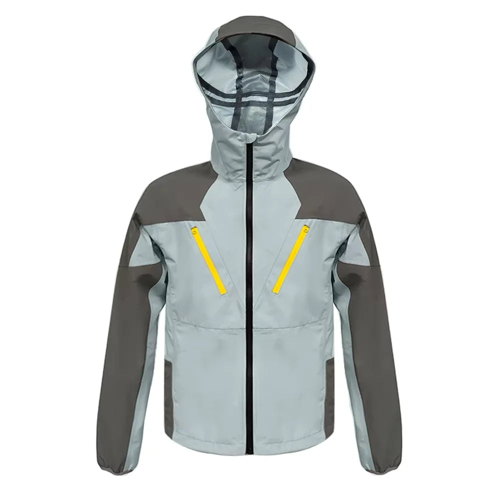 Wholesale ODM 3-Layer Softshell Outdoor Hiking Jacket Mountain Windproof Water Resistant Ski Rain Jacket Breathable Waterproof